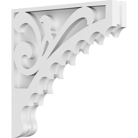 Genova Architectural Grade PVC Corbel, 1 7/8W X 12D X 12H